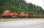 BNSF 8329 leads 4468, 7467, and 6555